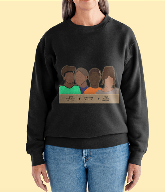 Limited Edition: We Matter Drawn by Alex x Naima (Deaf Sibling DUO) Sweatshirt